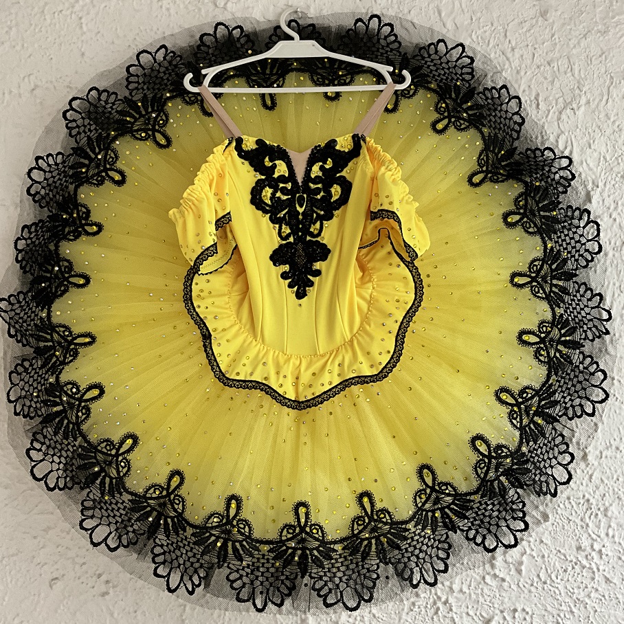 yellow ballet tutu