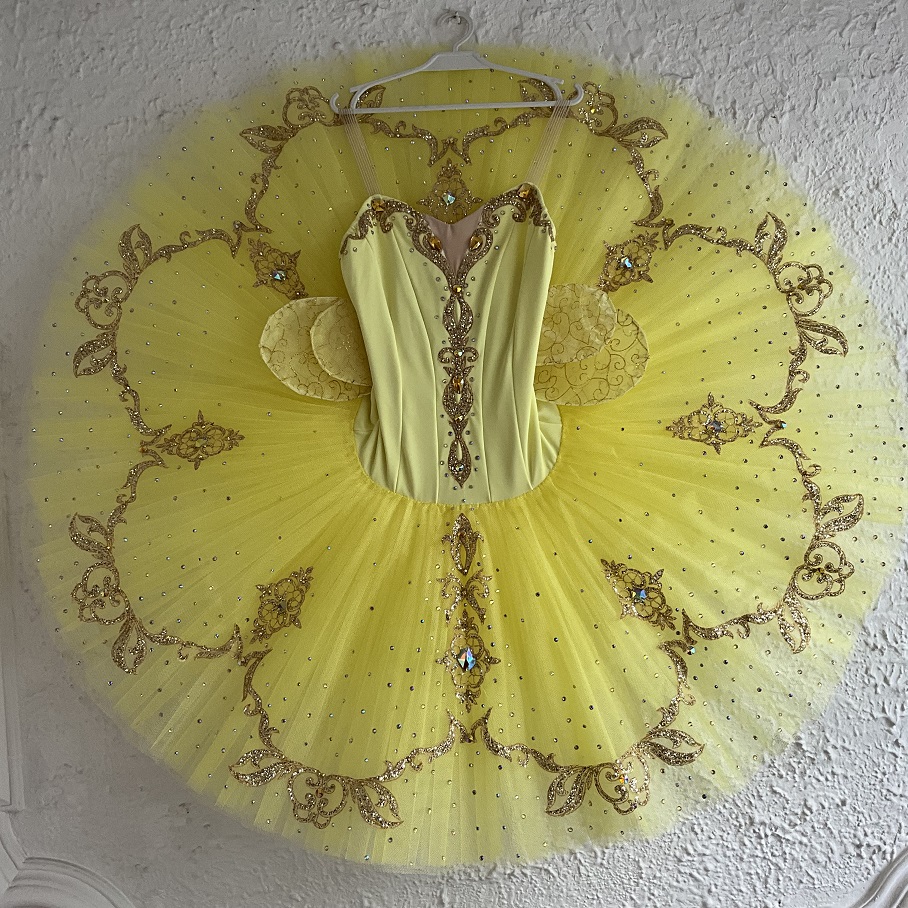 yellow ballet tutu